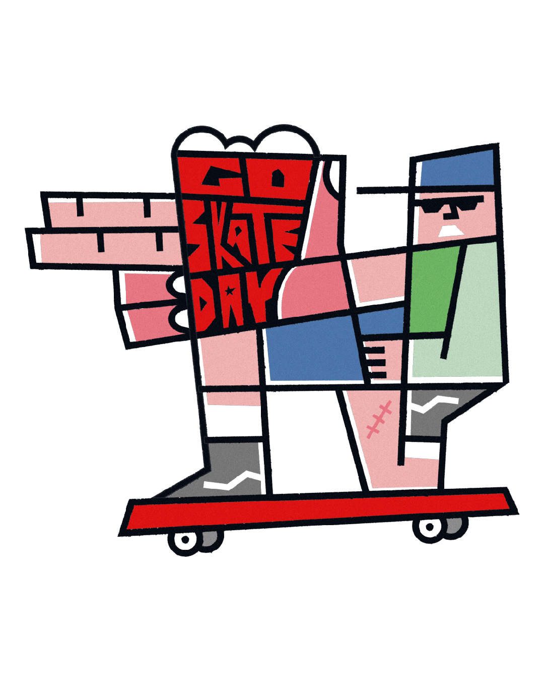 Ilustración GoSkateDay 02