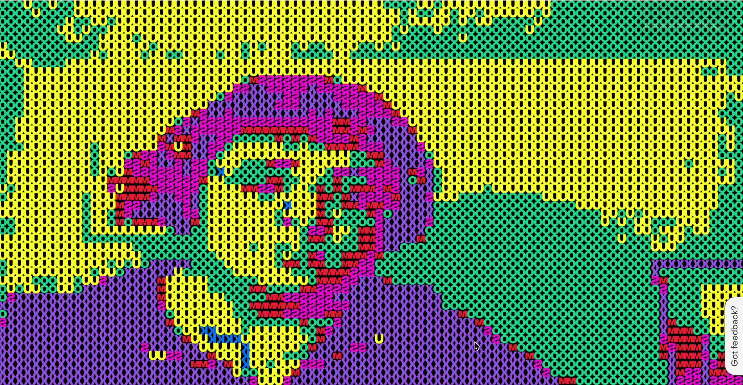 Interactive Letters — efecto cámara letras