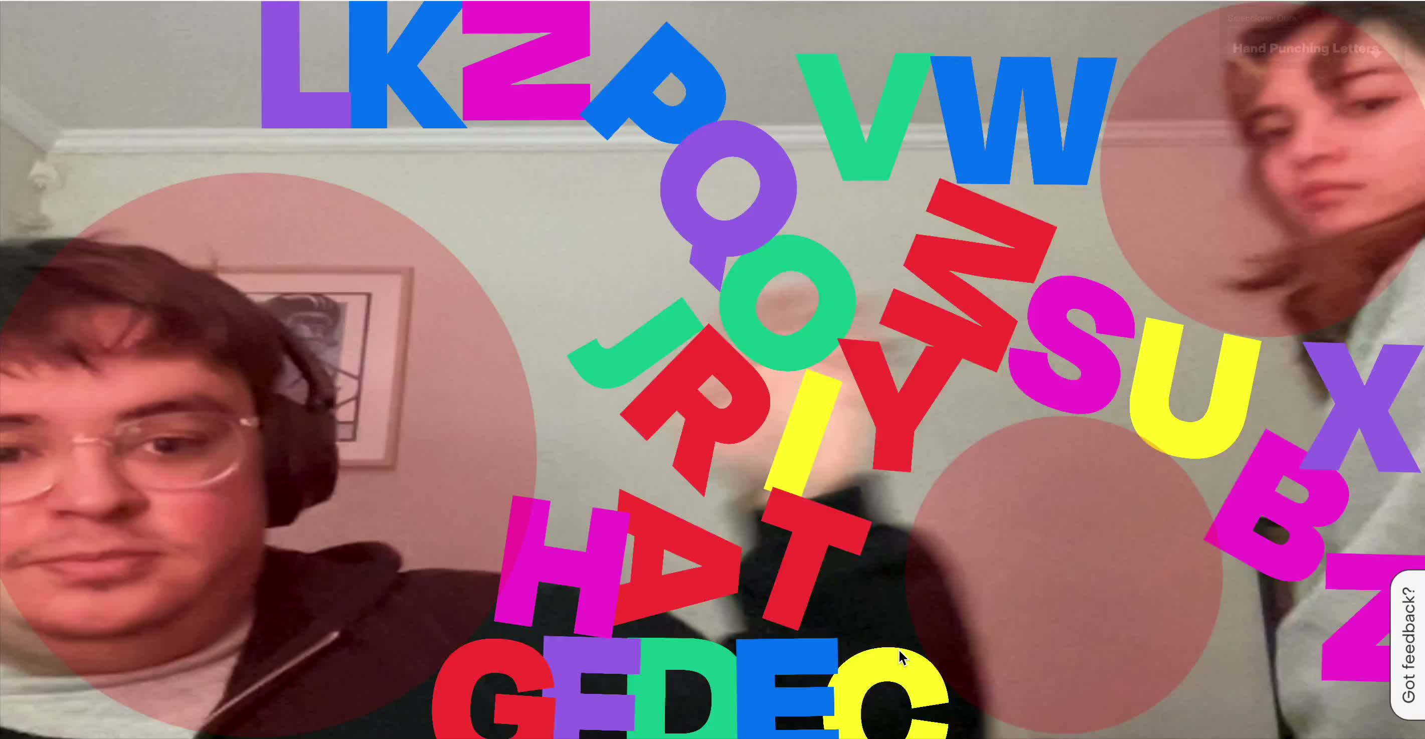 Interactive Letters — interacción en tiempo real